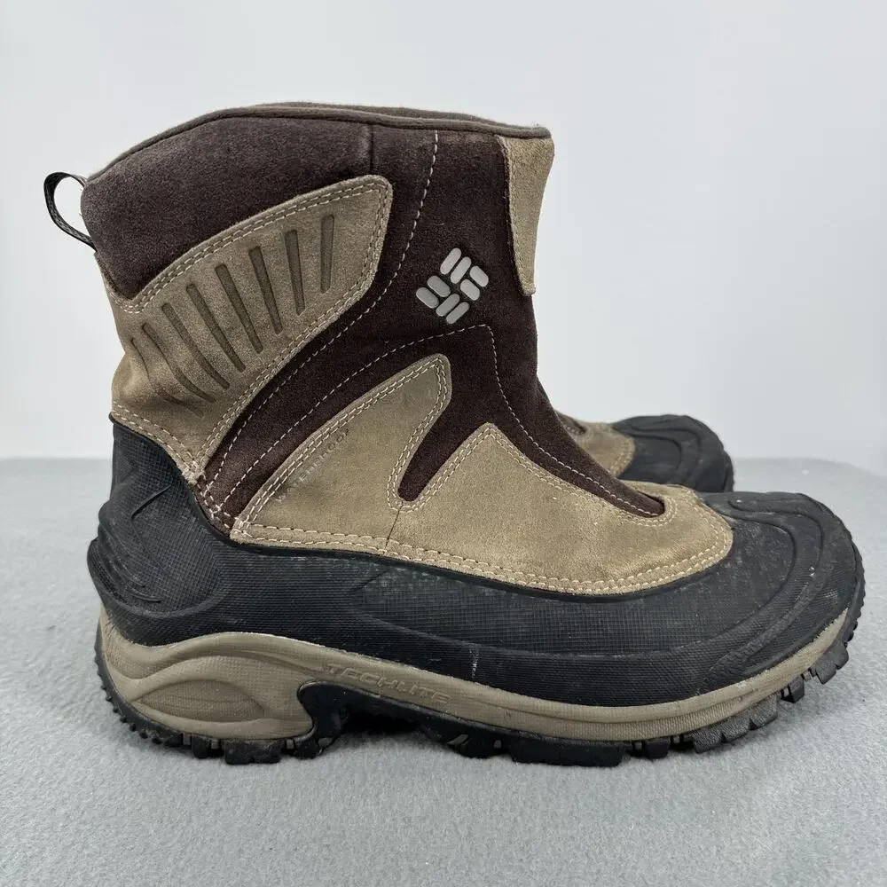Columbia Mens Bugaboot Winter Snow Boots Size 12 Brown 200g Insulated Techlite